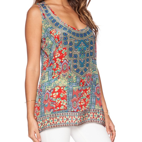 Tolani Tops - Tolani silk Vikki tank